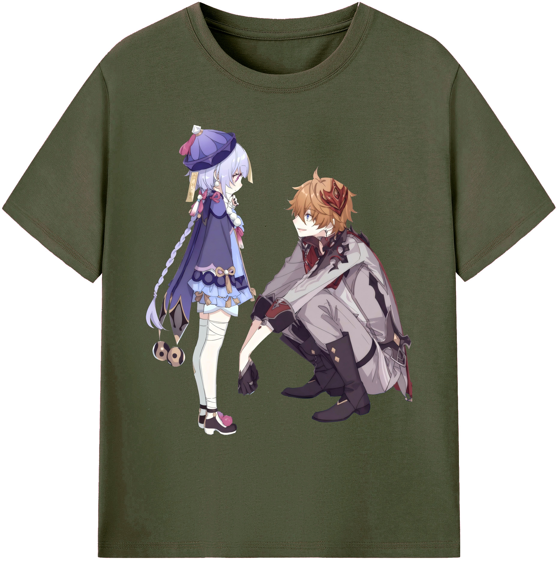げんし神 七七 なな  genshin Nana 綿100％ メンズ半袖Tシャツ｜肌触りやわらか＆通気性